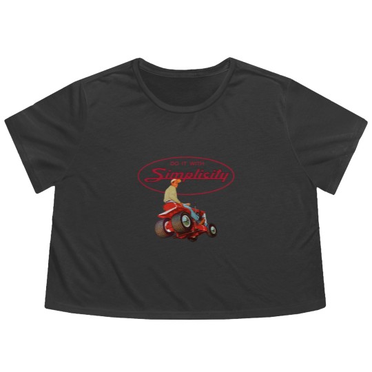 Discover Simplicity Garden Tractors162 Flowy Cropped Tees