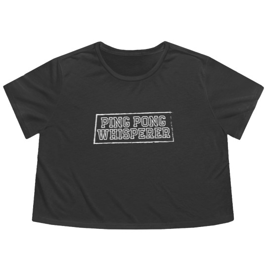 Discover Ping Pong Table Tennis Ping Pong Flowy Cropped Tees