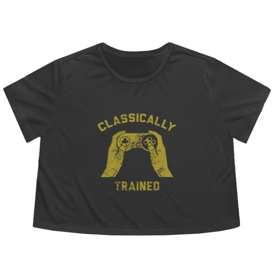 Discover Gamer Flowy Cropped Tees, Video Game Flowy Cropped Tees, Gamer Gift, Nerdy Flowy Cropped Tees, Flowy Cropped Tees For Gamers, Funny Gaming Flowy Cropped Tees