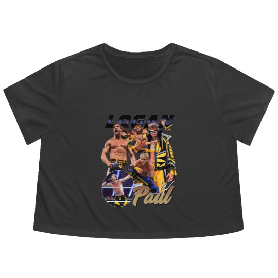 Discover Vintage 90s Graphic Style Logan Paul Flowy Cropped Tees, Logan Paul Vintage Flowy Cropped Tees Professional Wrestler Gift