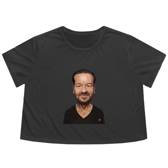 Discover Ricky Gervais - Ricky Gervais - Flowy Cropped Tees