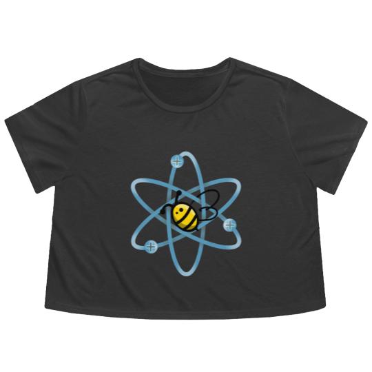Discover Bee Positive Flowy Cropped Tees