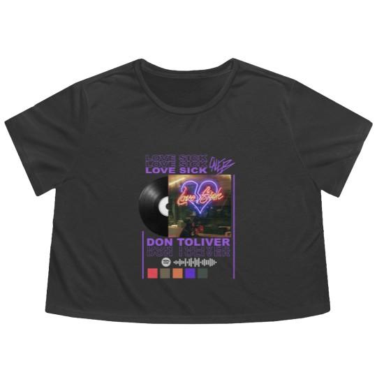 Discover Don Toliver Rap Flowy Cropped Tees, Love Sick Album 90s Y2K Merch Vintage Hiphop