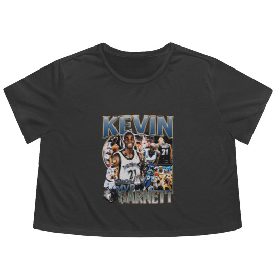 Discover Kevin Garnett Vintage Flowy Cropped Tees