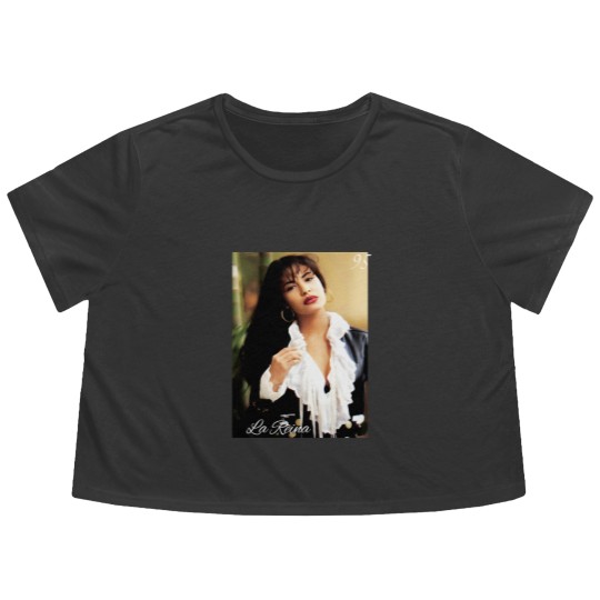 Discover Selena Flowy Cropped Tees, La Reina del Tejano Flowy Cropped Tees, La cantante, Selena Fan Gift
