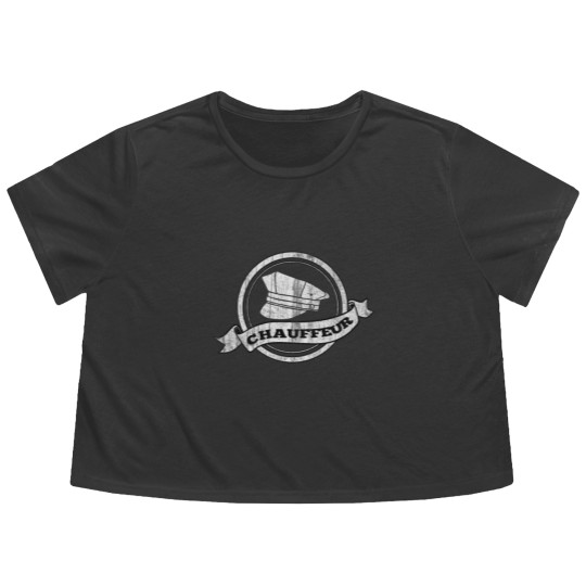 Discover Chauffeur Driver Profession Occupation job Flowy Cropped Tees