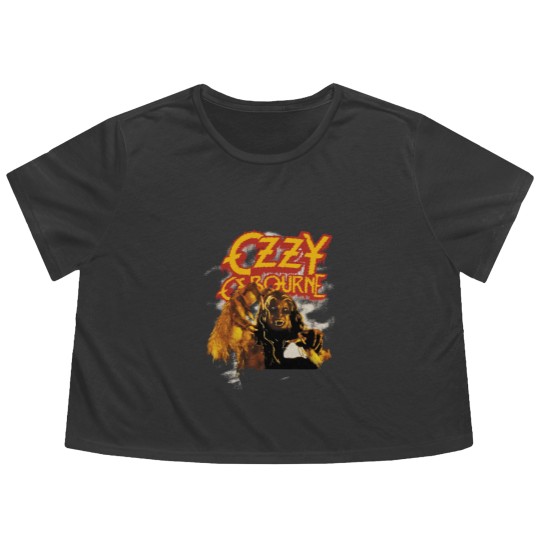 Discover Ozzy Osbourne - Vintage Werewolf Flowy Cropped Tees