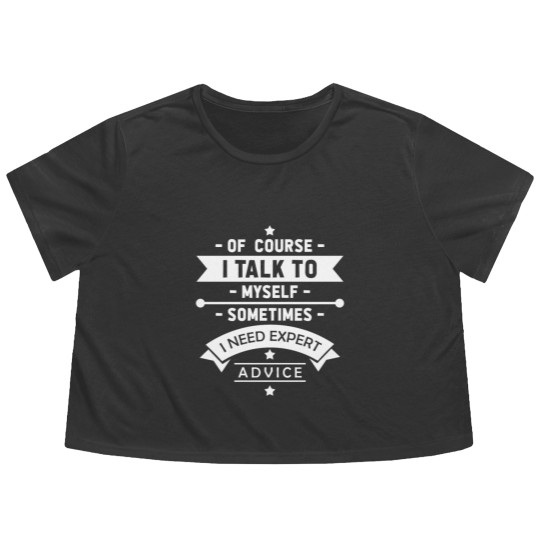 Discover Talk Myself| Expert Advice|Imaginary Conversation Flowy Cropped Tees
