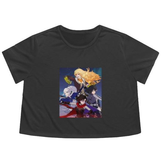 Discover Rwby Flowy Cropped Tees, Rwby Flowy Cropped Tees