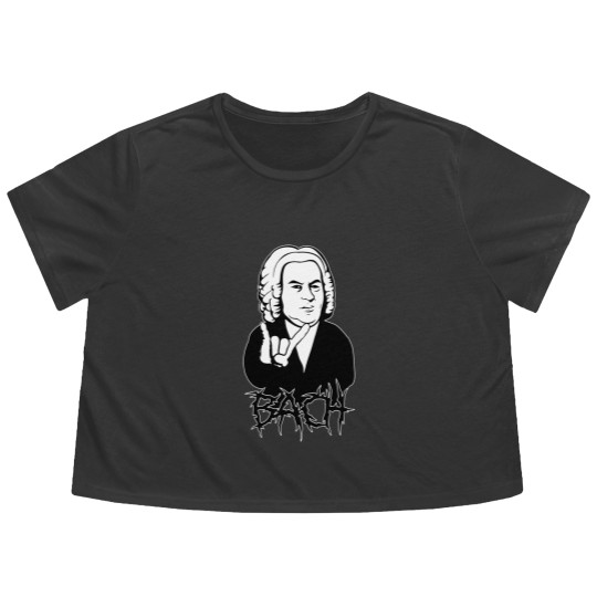 Discover Bach is Metal - Bach - Flowy Cropped Tees