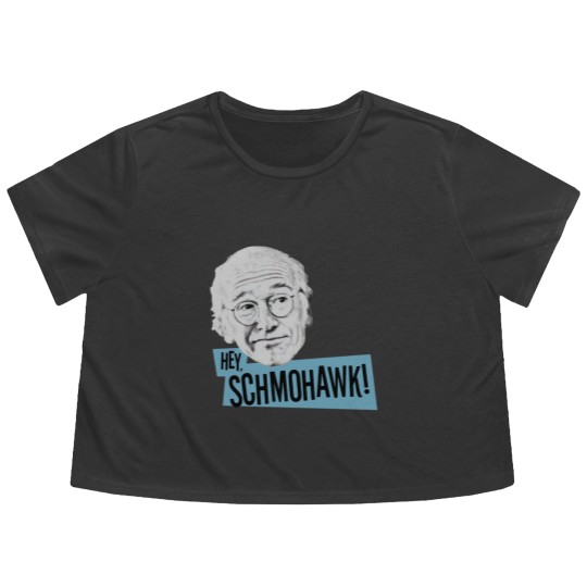 Discover Larry David Curb Your Enthusiasm "Schmohawk"funny Flowy Cropped Tees