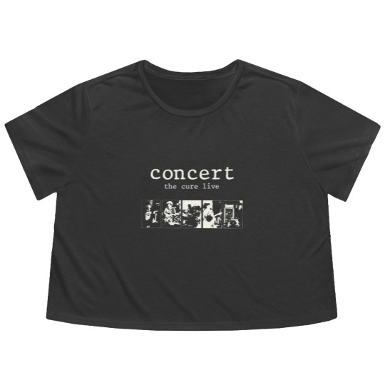 Discover The Cure - Concert: The Cure Live Flowy Cropped Tees