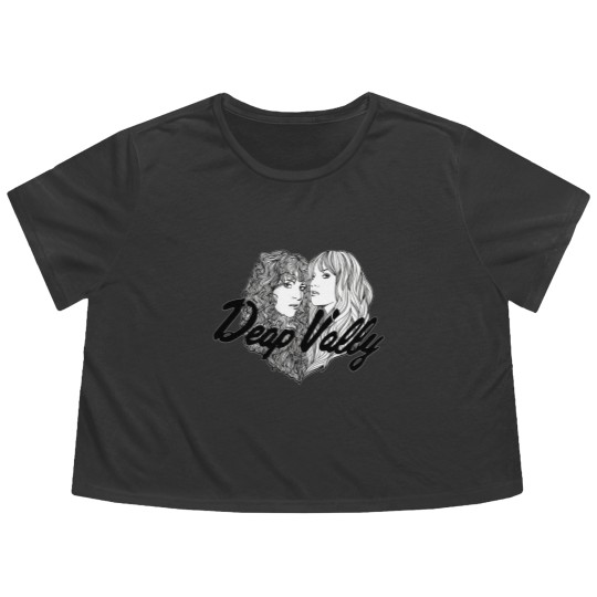 Discover Deap Vally Heart Fitted Flowy Cropped Tees