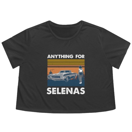 Discover Anything For Selenas Vintage Flowy Cropped Tees, For Selena Lover, Selena Flowy Cropped Tees