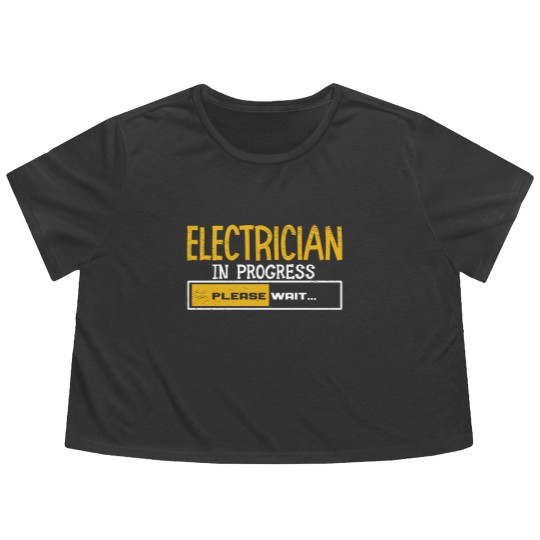 Discover Electrician Apprentice Loading Journeyman Flowy Cropped Tees