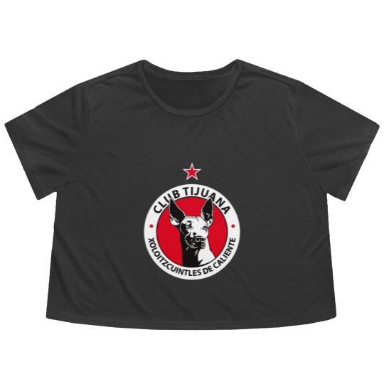 Discover club tijuana Flowy Cropped Tees
