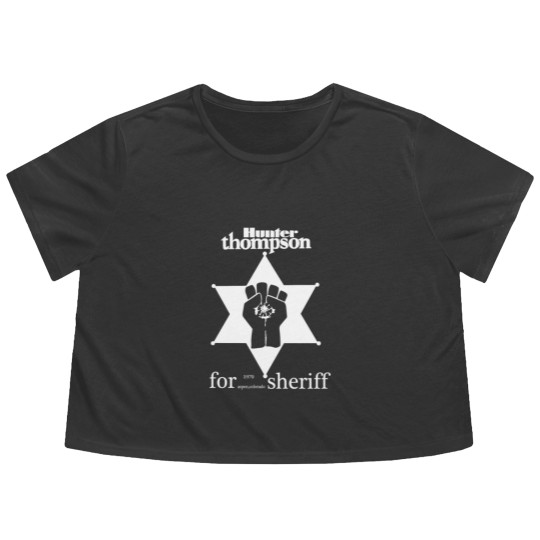 Discover hunter thompson Flowy Cropped Tees