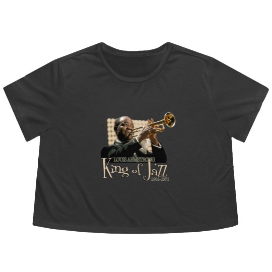 Discover Louis Armstrong, King of Jazz - Louis Armstrong - Flowy Cropped Tees