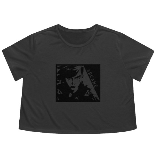 Discover Arcane Flowy Cropped Tees, League of Legends Flowy Cropped Tees