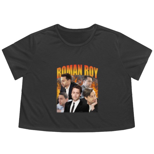 Discover Roman Flowy Cropped Tees, Roy Flowy Cropped Tees, Succession Flowy Cropped Tees, Movie Character Flowy Cropped Tees