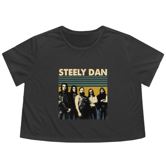 Discover Steely Dan Retro Vintage Flowy Cropped Tees, Steely Dan Gift Flowy Cropped Tees