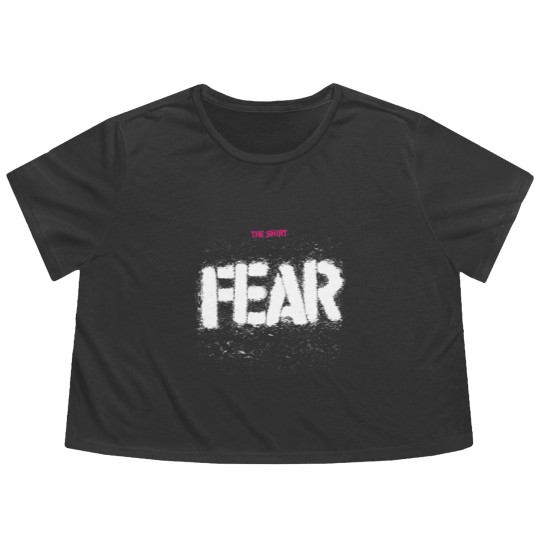 Discover Fear Unisex Flowy Cropped Tees: The Flowy Cropped Tees