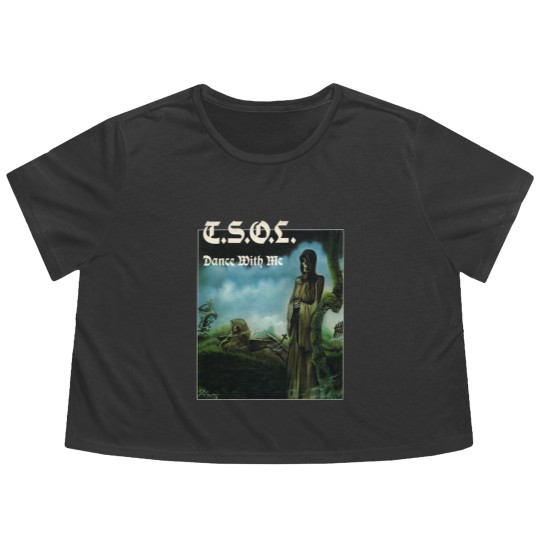 Discover T.S.O.L - TSOL - Dance With Me Premium Flowy Cropped Tees
