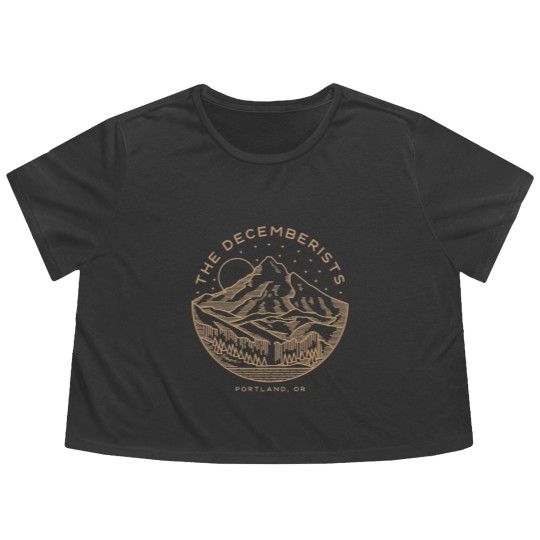 Discover The Decemberists Portland Logo Flowy Cropped Tees