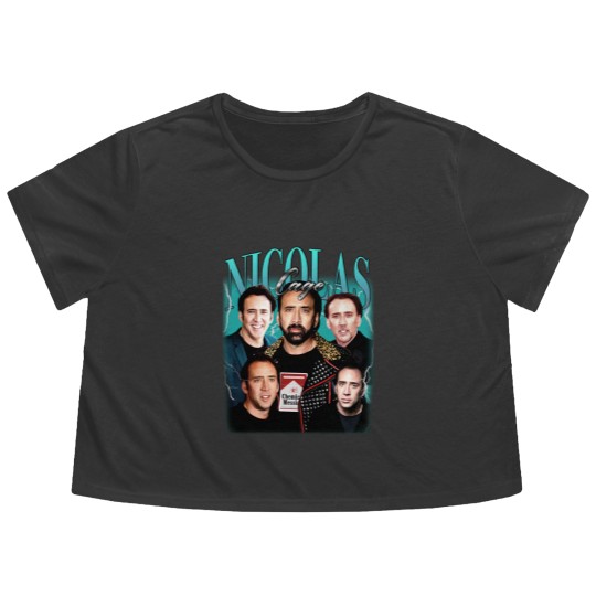 Discover Nicolas Cage Flowy Cropped Tees
