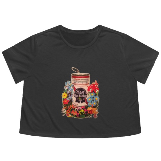 Discover Vintage Beer 1970s Flowy Cropped Tees Flowy Cropped Tees