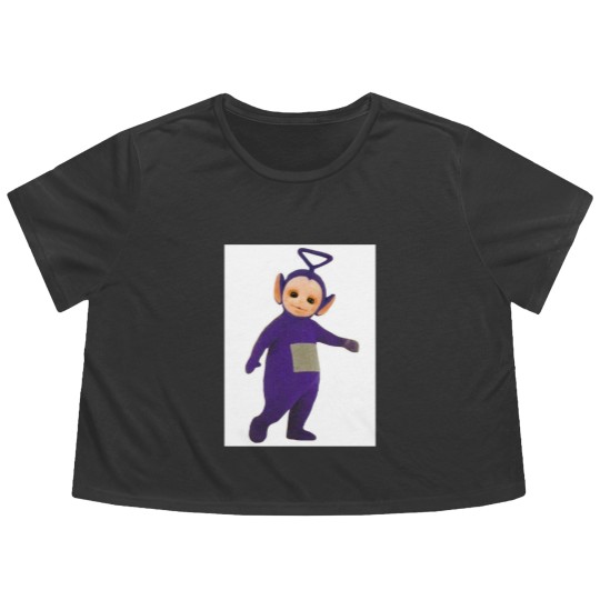 Discover Teletubbies - Tinky Winky Flowy Cropped Tees