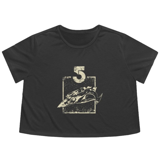 Discover B5 White Star - Babylon 5 - Flowy Cropped Tees