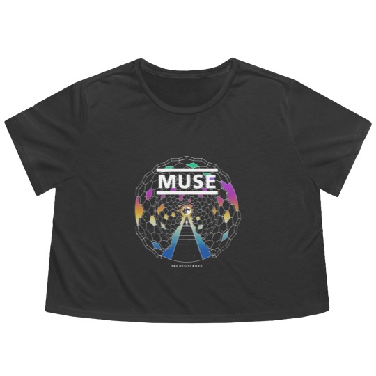 Discover Muse Unisex Flowy Cropped Tees: Resistance Moon