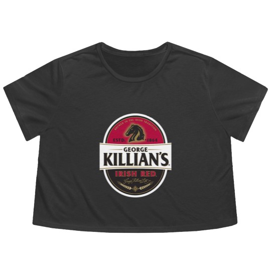Discover Red George Killians Red Bes Flowy Cropped Tees