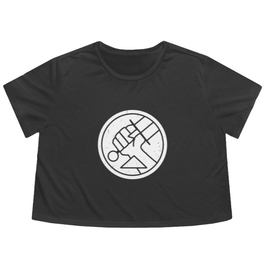 Discover BPRD Logo Flowy Cropped Tees