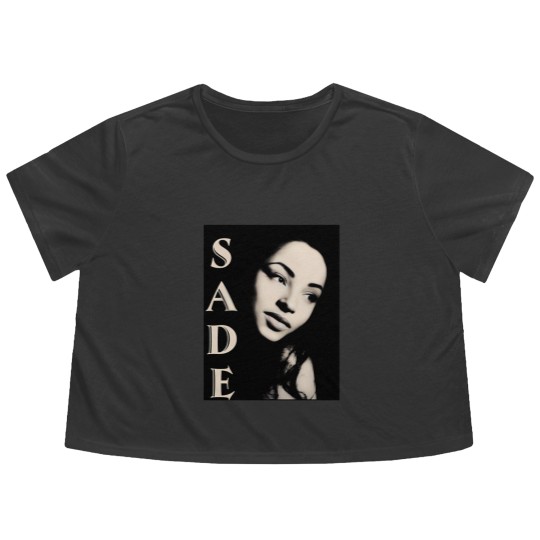 Discover Color Sade Adu Gift fans Flowy Cropped Tees, Pop Music Sade Flowy Cropped Tees, Sade music Album Flowy Cropped Tees