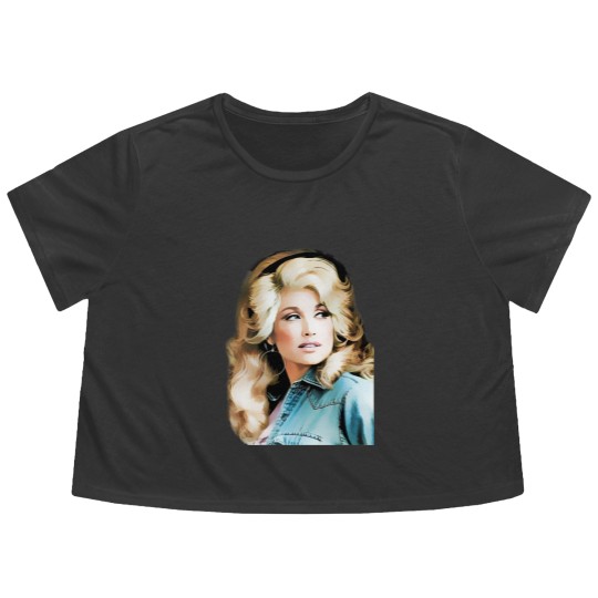 Discover Dolly Parton - Dolly Parton - Flowy Cropped Tees