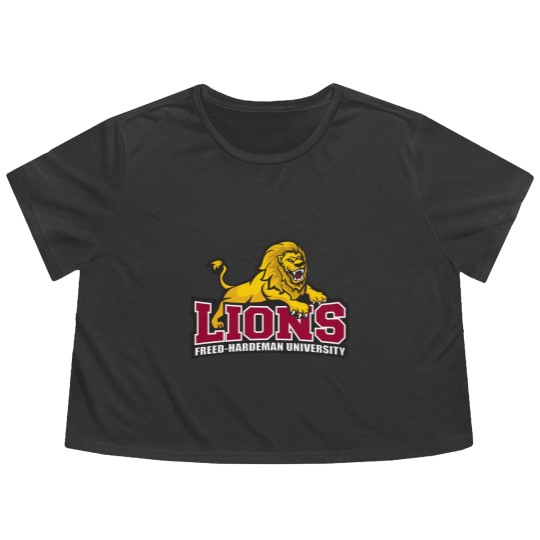Discover College Of Freed–Hardeman Lions Team Flowy Cropped Tees
