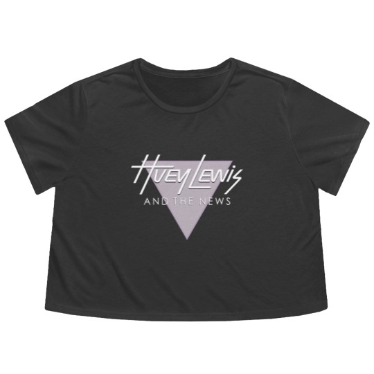 Discover 80s Huey Lewis and the News 1984 Sports Tour Rock Flowy Cropped Tees