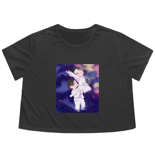 Discover black swan jikook Flowy Cropped Tees