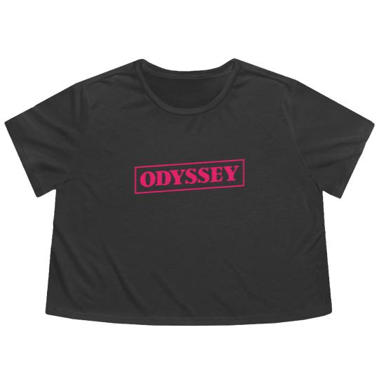 Discover Odyssey Outline Color Flowy Cropped Tees
