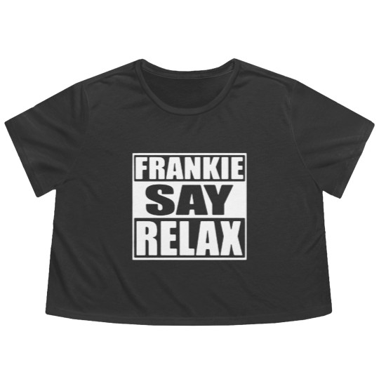 Discover Frankie say Flowy Cropped Tees