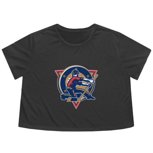 Discover Edmonton Oiler Rigger Flowy Cropped Tees