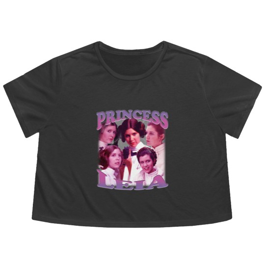 Discover Princess Leia Flowy Cropped Tees Vintage Princess Leia Flowy Cropped Tees Princess Leia Homage Flowy Cropped Tees