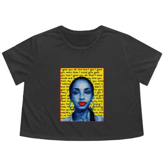 Discover Sade Unisex Heavy Cotton Flowy Cropped Tees| Sade Flowy Cropped Tees| No Ordinary Love