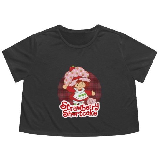 Discover Strawberry Shortcake - Strawberry Shortcake - Flowy Cropped Tees