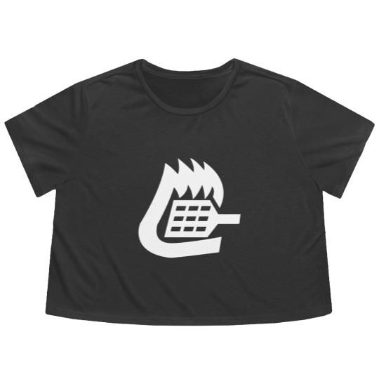 Discover Cook Out American Restaurant Logo Flowy Cropped Tees
