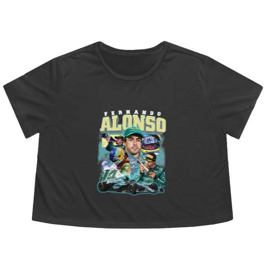 Discover FRD Alonso Flowy Cropped Tees Classic Flowy Cropped Tees
