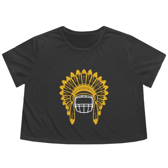 Discover Chiefs Headdress - Flowy Cropped Tees