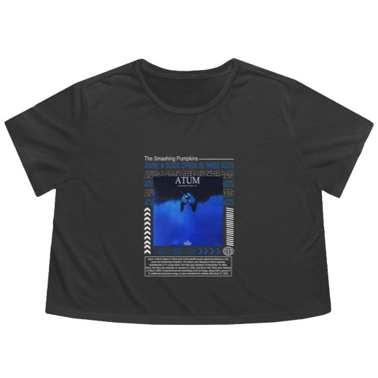 Discover The Smashing Pumpkins Music Flowy Cropped Tees K1, Atum A Rock Opera in Three Acts Album